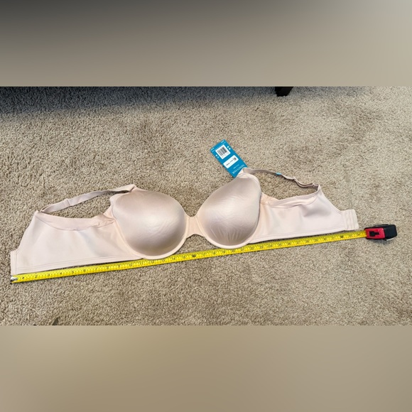 NWT Vanity Fair | Beauty Back Extended Side Back Smoother Quartz Pink Bra | 42C - Picture 9 of 9